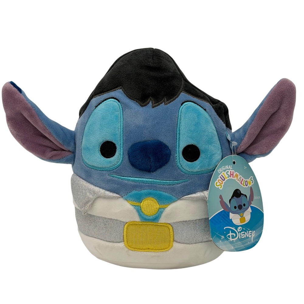 Disney Squishmallow Lilo‎ & Stitch as Elvis Presley 8 Inch Plush Stuffie Toy NWT
